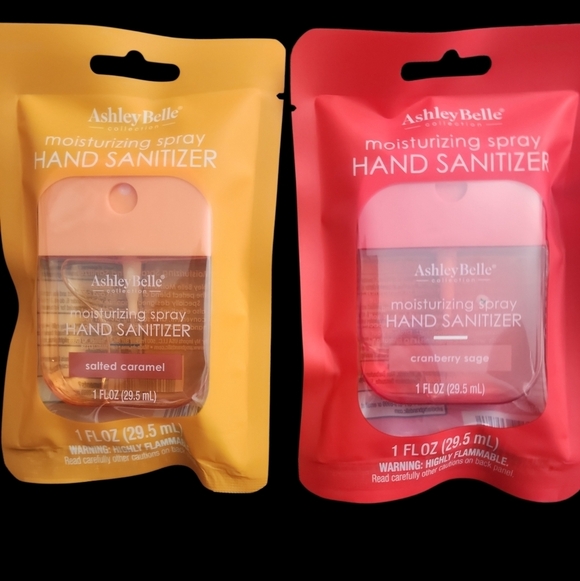 ashley belle Other - 2 Ashley Belle Moisturizing Hand Sanitizer. Cranberry Sage And Salted Caramel